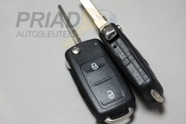 S-0071 2-knops klapsleutel voor o.a. Transporter en Caddy