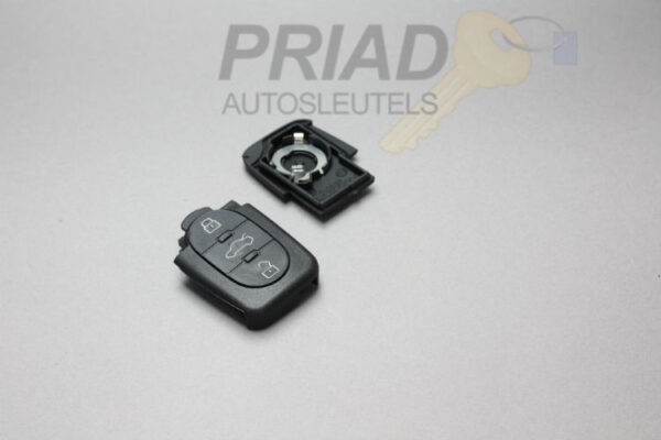 S-0096 3-knops behuizing voor Audi met 1 x CR2032 batterij.