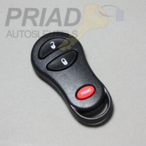 Chrysler 2-knops behuizing met paniek knop rood voor 300C serie. Ook te gebruiken voor Dodge en Jeep
