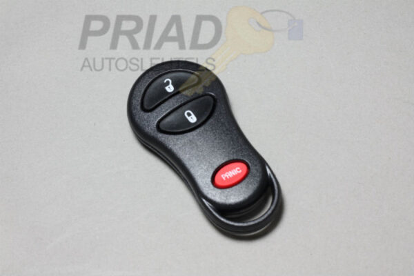S-0109 Chrysler 2-knops behuizing met paniek knop rood voor 300C serie. Ook te gebruiken voor Dodge en Jeep
