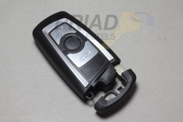 BMWsmartkey behuizing F-serie FEM 2012 tot 2016. Chroom striping en noodsleutel.