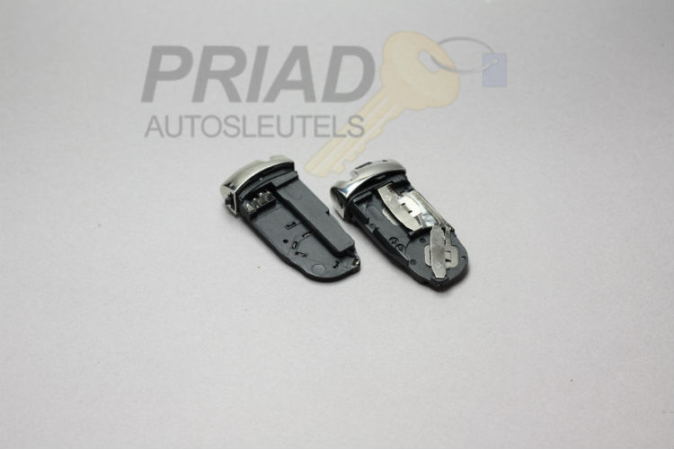 Batterijhouder Mercedes chromen smartkey