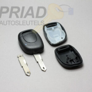 Reparatie service 1-knops Renault sleutel met CR1220 batterij