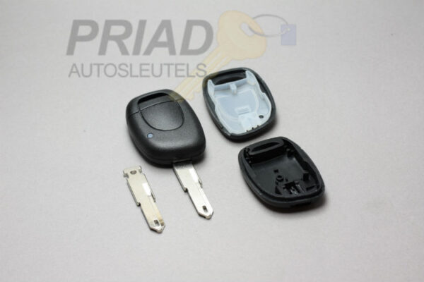 S-0340 Reparatie service 1-knops Renault sleutel met CR1220 batterij
