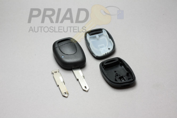 Reparatie service 1-knops Renault sleutel met CR1220 batterij