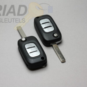Renault 3-knops klapsleutel voor diverse modellen zoals Grand Modus en Modus Clio