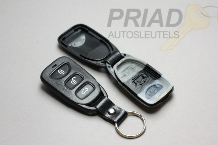 Hyundai 3-knops behuizing afstandsbediening voor o.a. Sante Fe