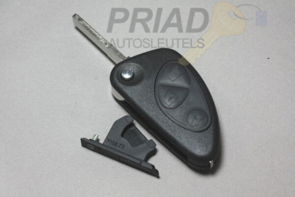 S-0520 Alfa Romeo 3-knops klapsleutel behuizing met zachte knoppen voor GT