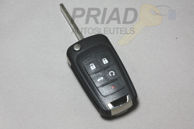 Chervolet 5-knops klapsleutel voor o.a. Spark