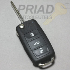 VW 3-knops klapsleutel behuizing voor o.a. Touareg.