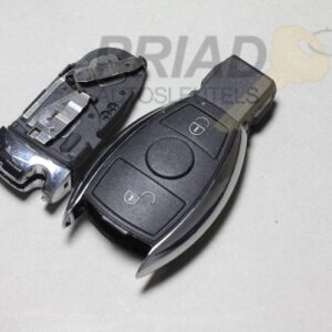 Mercedes Benz 2-knops smartkey behuizing 2003-2010