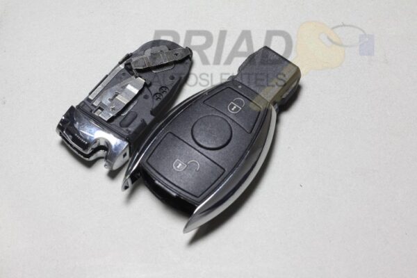 s-0463 Mercedes Benz 2-knops smartkey behuizing 2003-2010